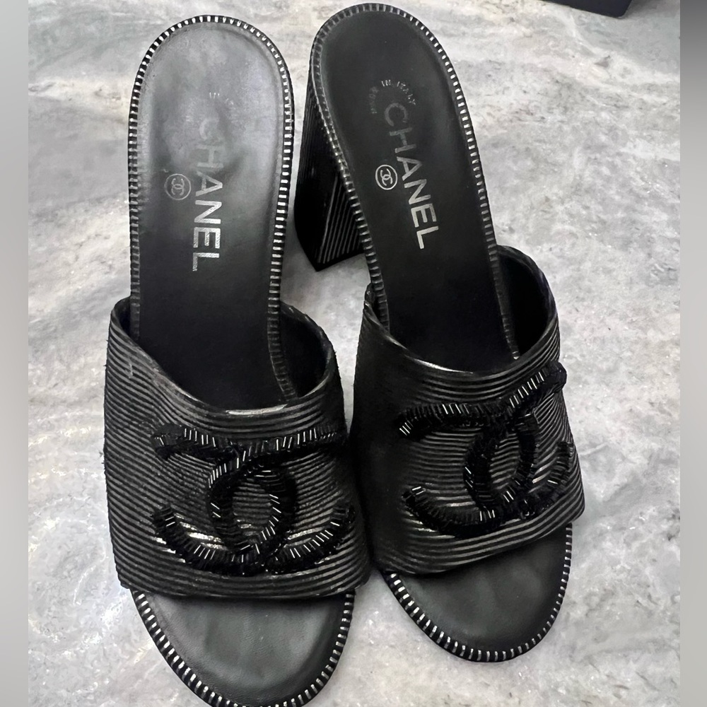 Chanel sandals. Excellent condition.